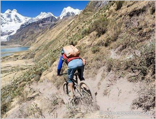Mountain Biking in the Cordillera Huayhuash